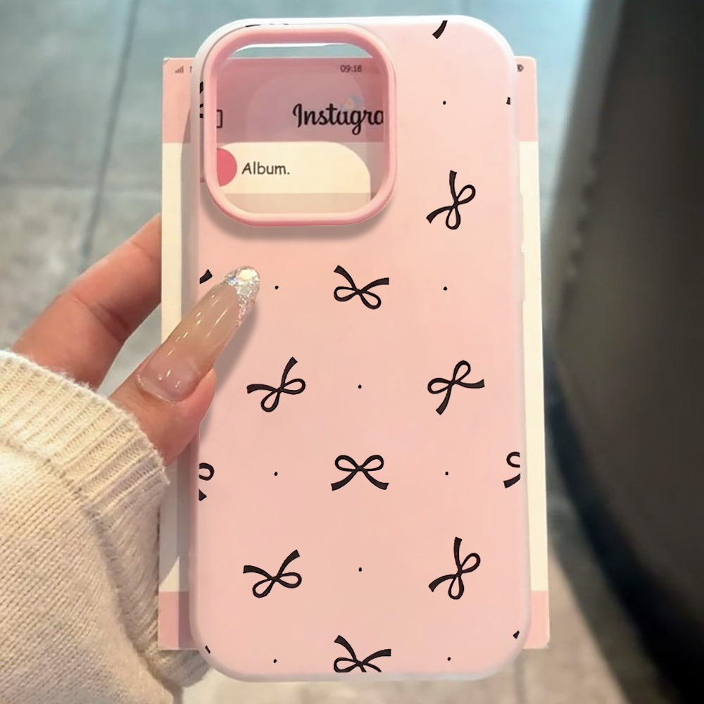 Phone Cases Polka Dot - Funda de Teléfono con Lazo y