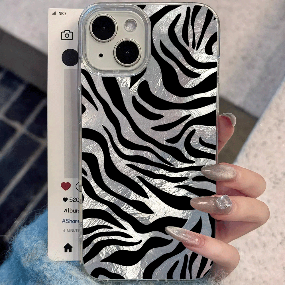 Phone Cases Zebra - Funda para Teléfono con Estampado de