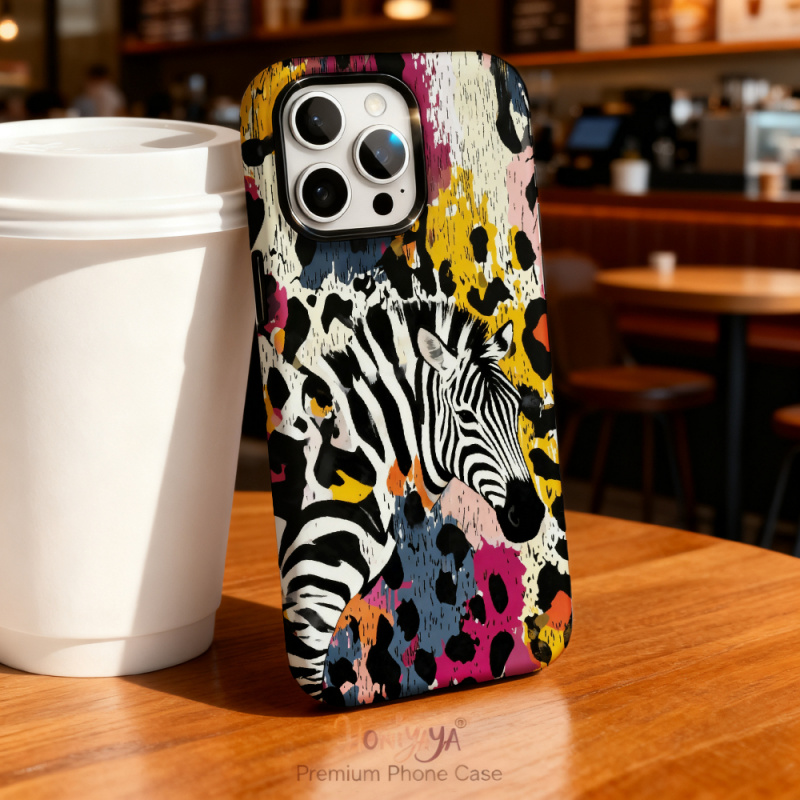 Phone Cases Zebra - Funda para Teléfono con Estampado de