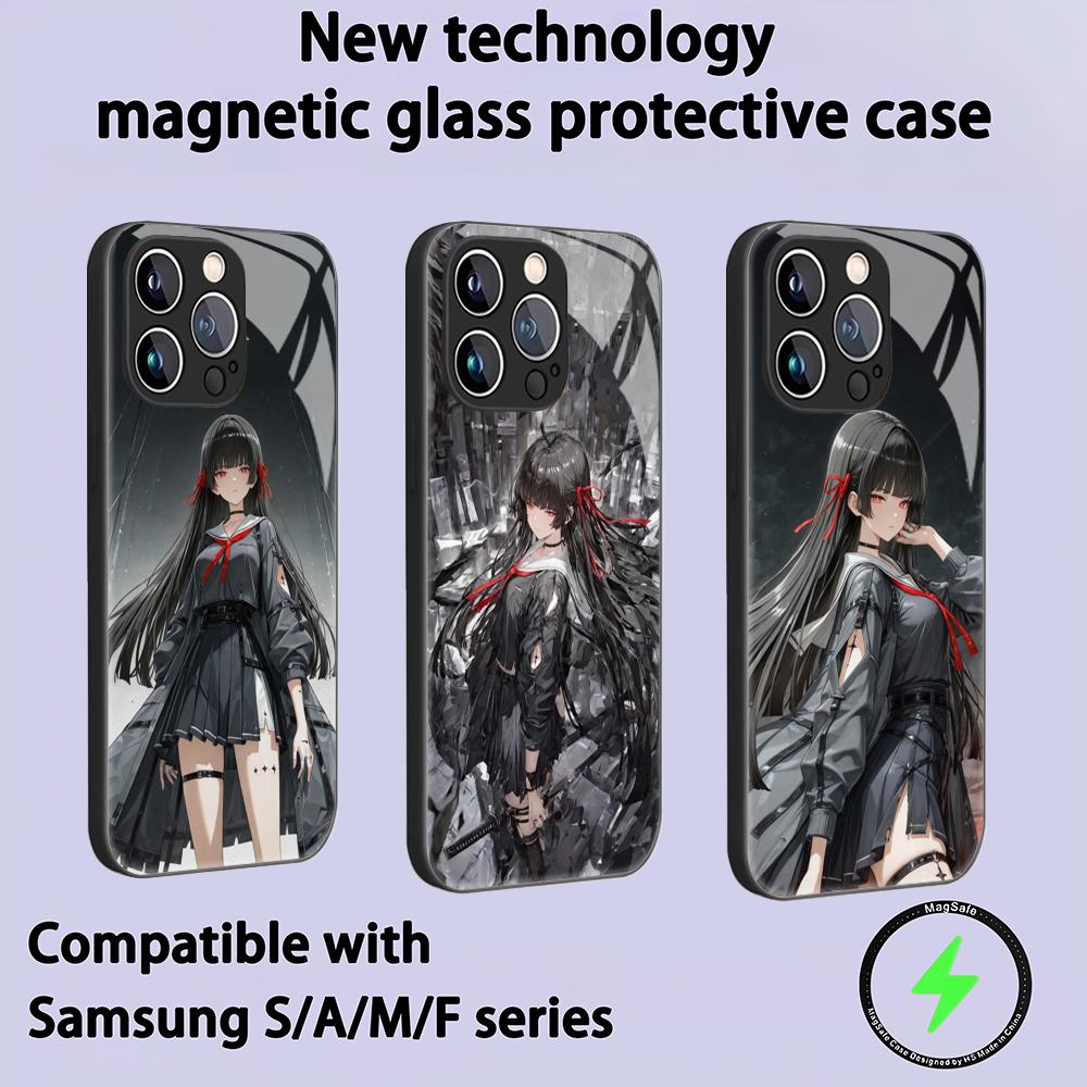 Phone Cases Magnetic - Funda Magnética de Vidrio Wuthering Waves