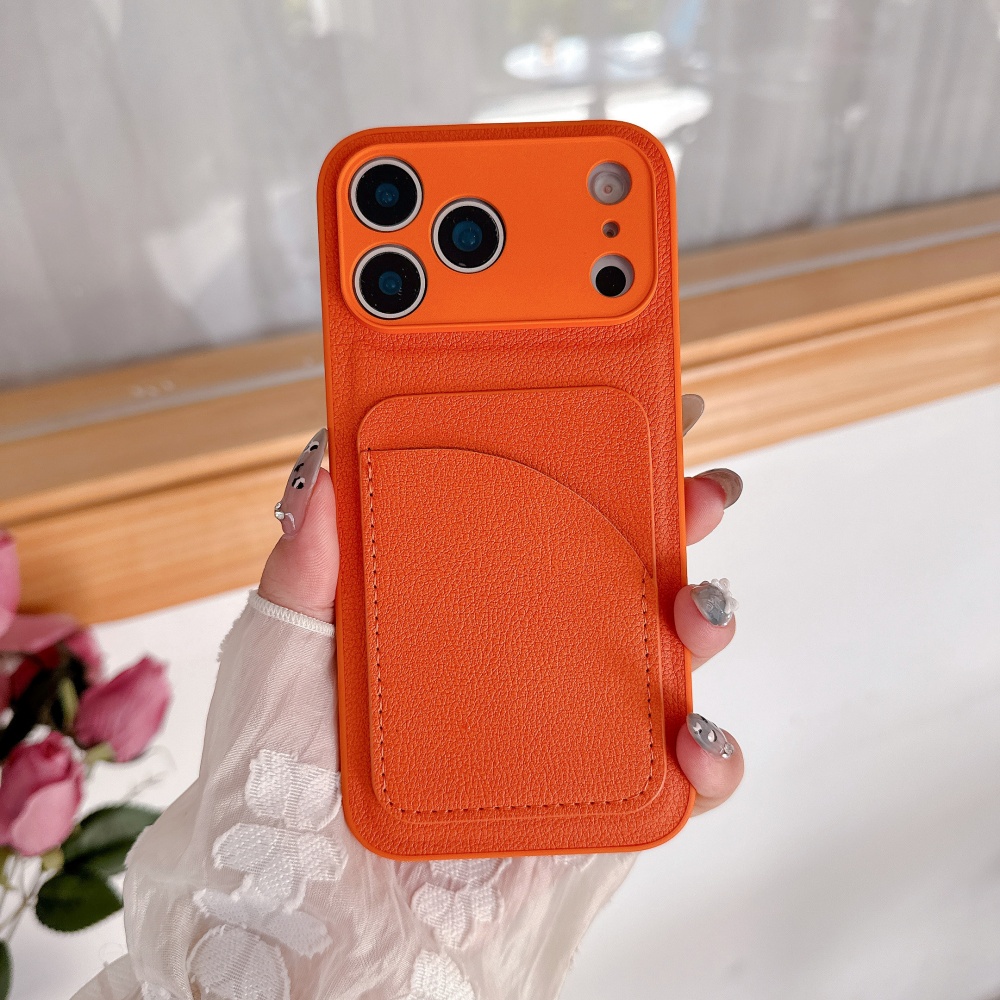 Phone Cases Orange - Funda de teléfono con tarjeta de