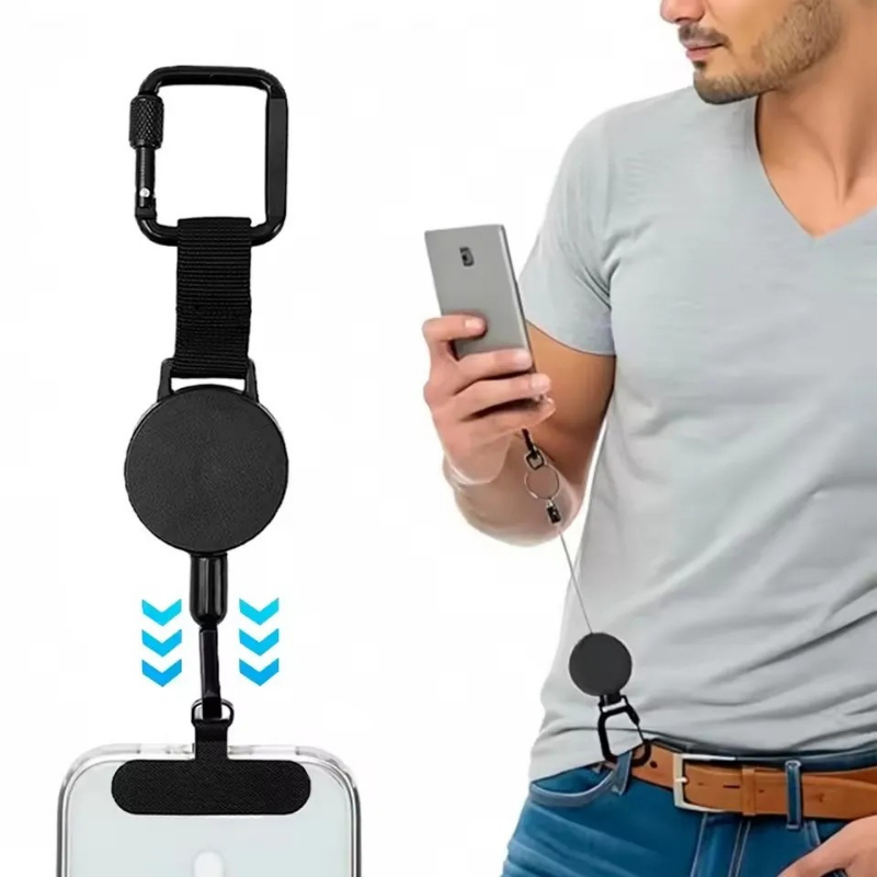 Phone Cases With Loop - Correa Retráctil Antirrobo para Teléfono Móvil,