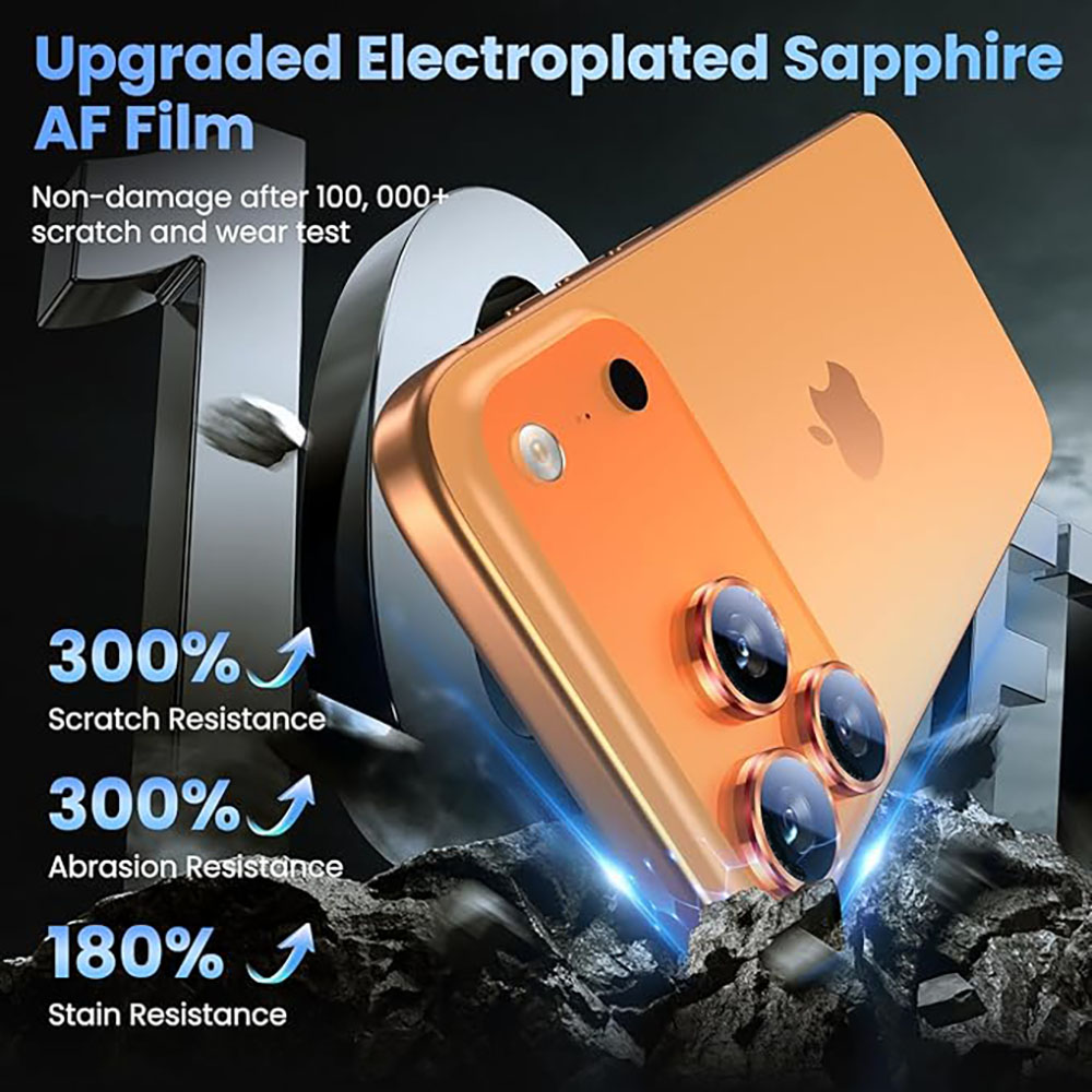 Phone Cases Orange - Protector de lente de cámara naranja