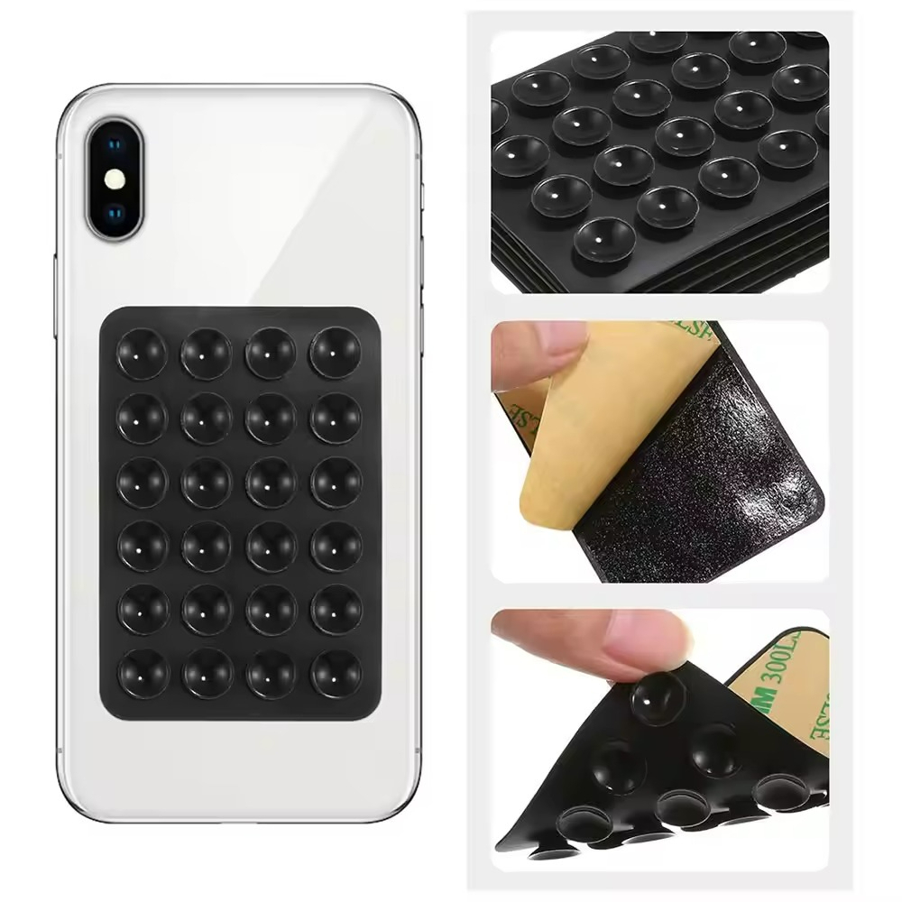 Phone Cases With Stand - Soporte de silicona con ventosa para