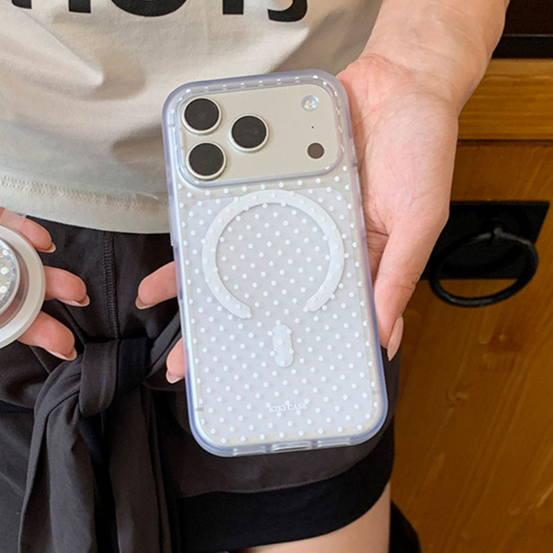 Phone Cases Polka Dot - Funda Minimalista con Puntos para Magsafe,