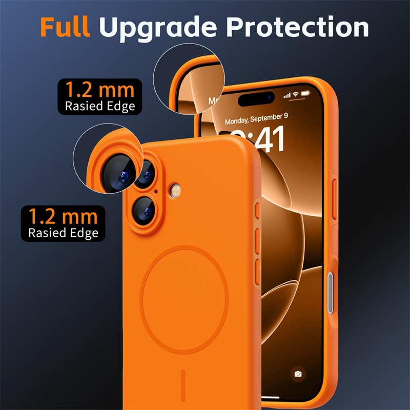 Funda Magnética de Silicona Su - Phone Cases Orange reseña y precio