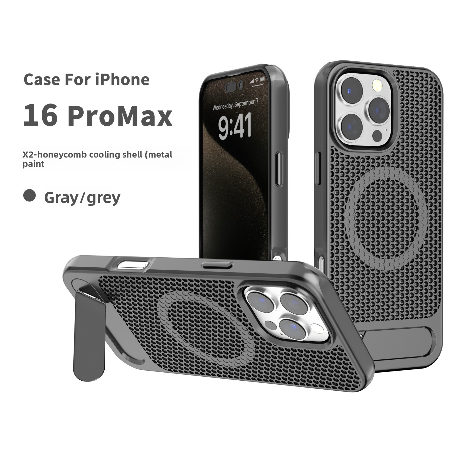 Funda de teléfono magnética co - Phone Cases With Stand reseña y precio