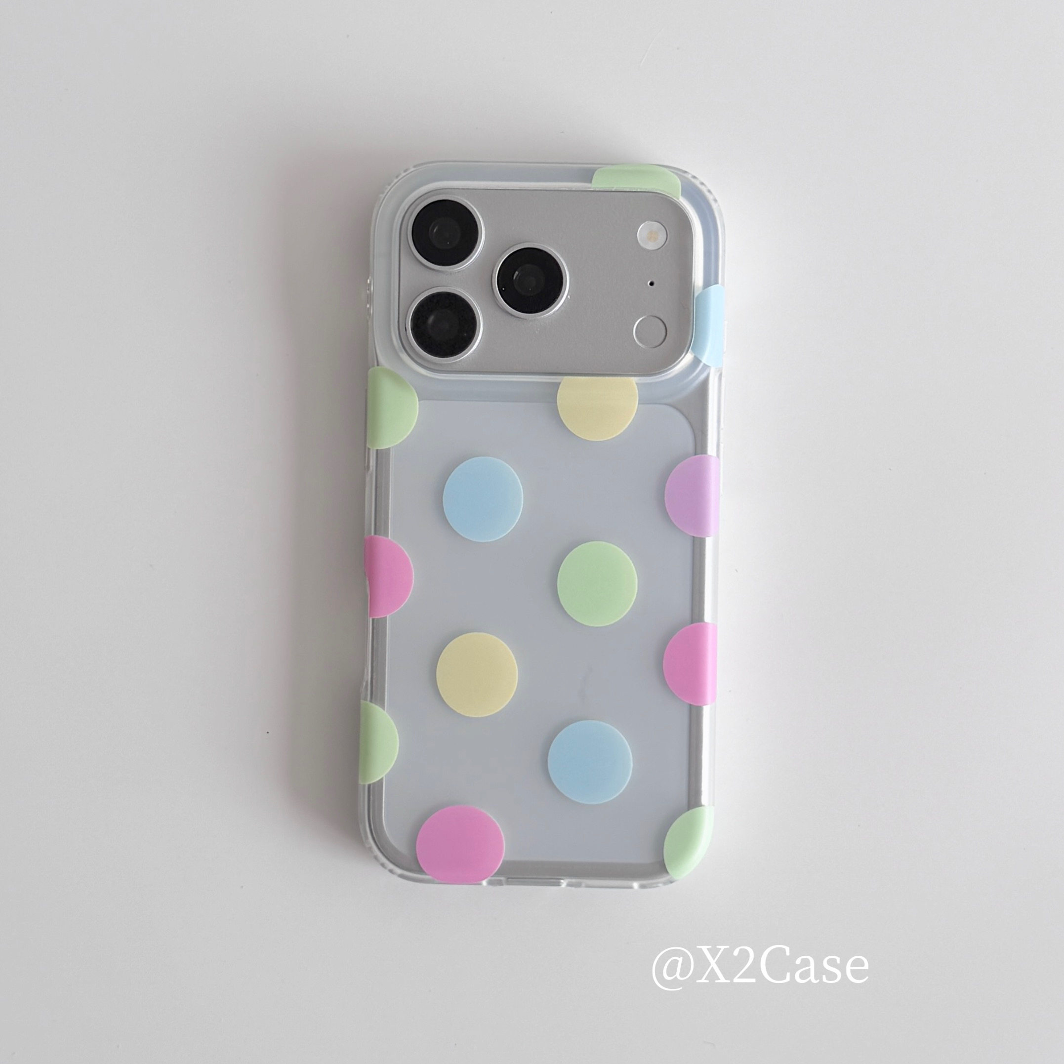 Funda de teléfono mate con lun - Phone Cases Polka Dot reseña y precio