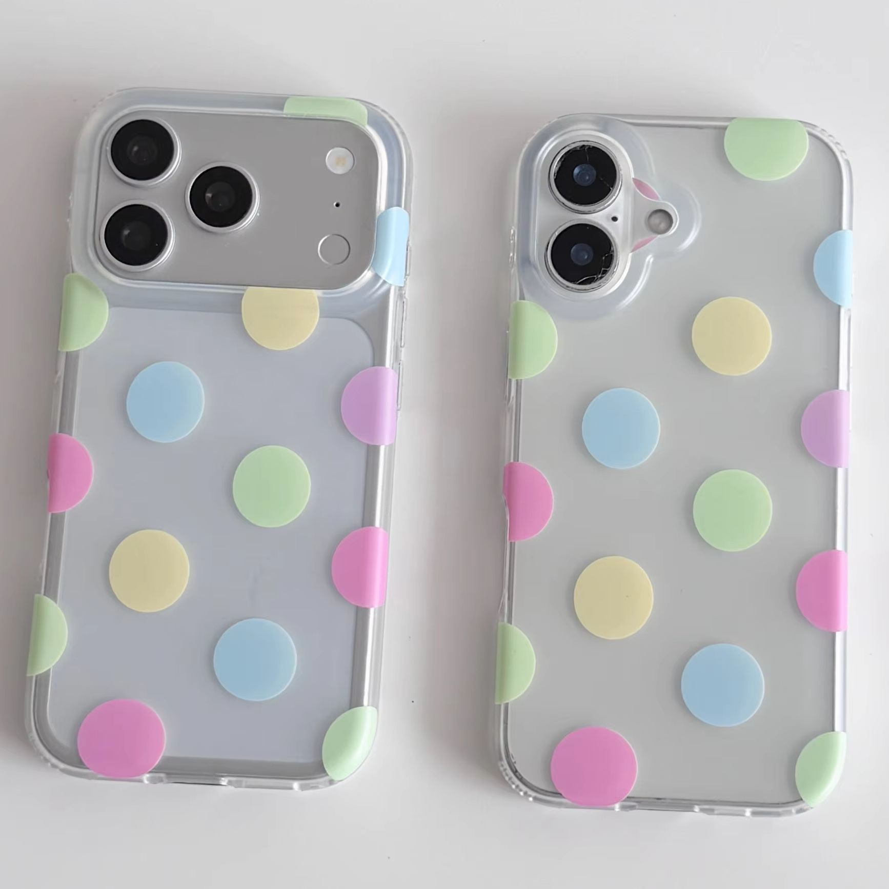 Funda de teléfono mate con lun - Phone Cases Polka Dot reseña y precio