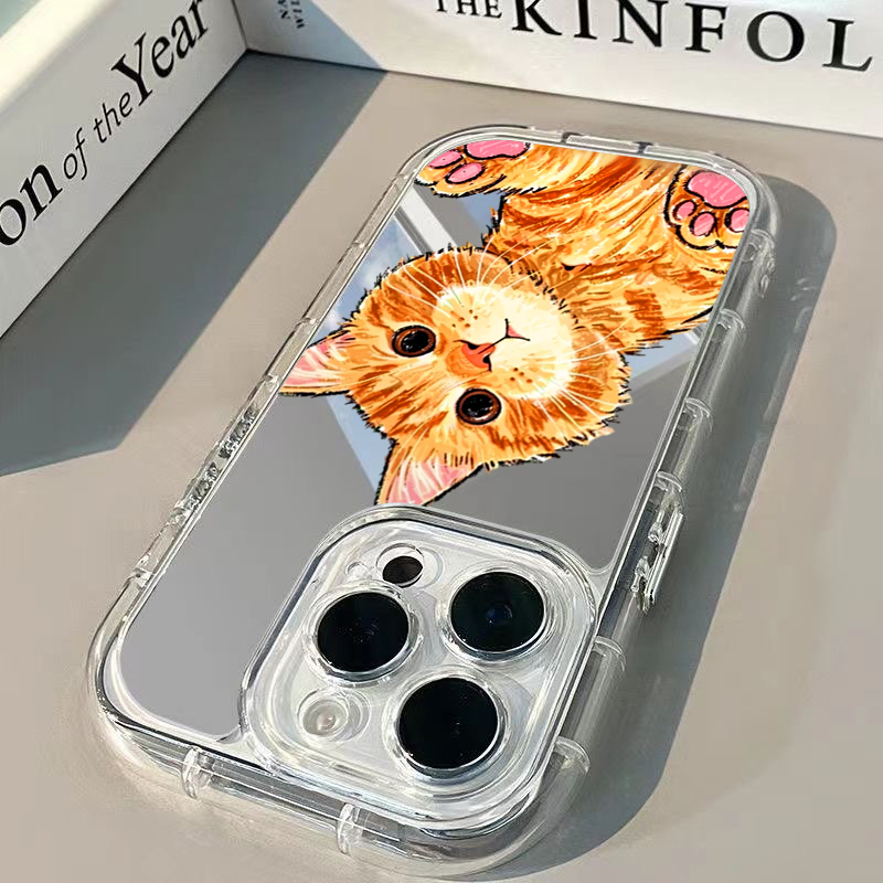 Funda de Teléfono con Espejo d - Phone Cases Orange reseña y precio