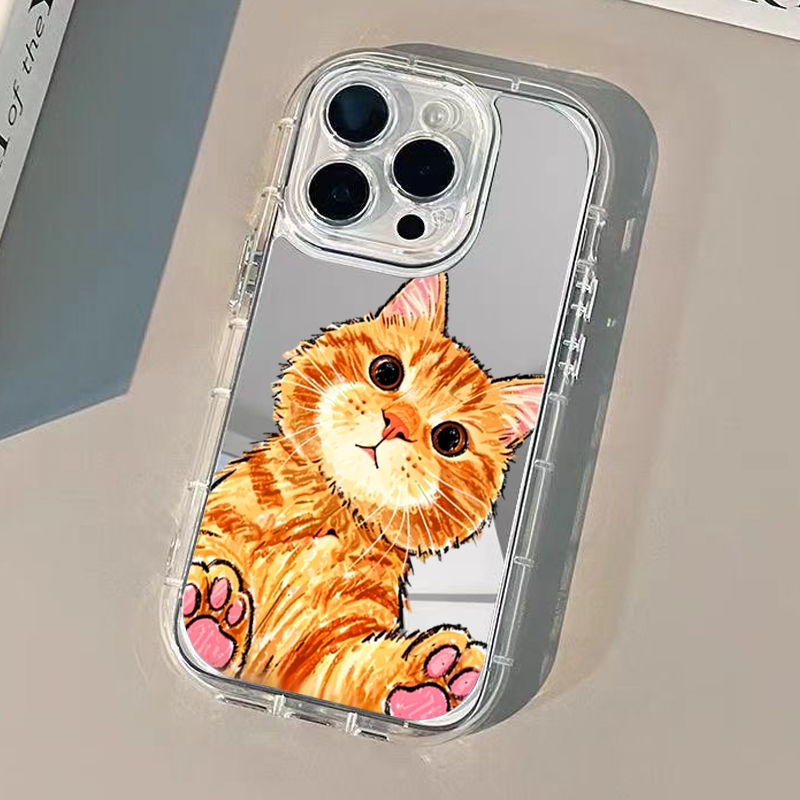 Funda de Teléfono con Espejo d - Phone Cases Orange reseña y precio