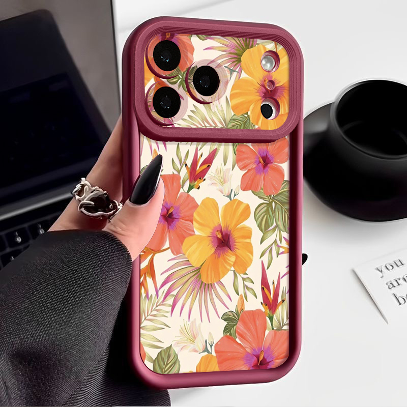 Funda de Teléfono TPU con Patr - Phone Cases Orange reseña y precio